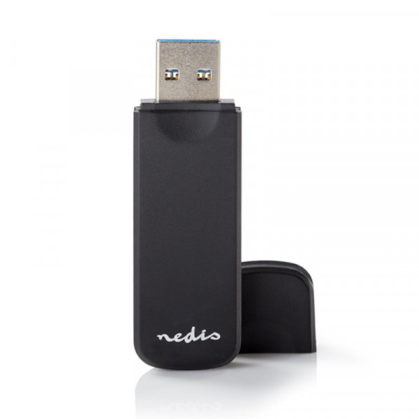 USB-A Kaartlezer voor (Micro) SD Geheugenkaarten - USB 3.2 Gen 1 - Zwart