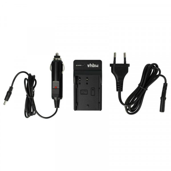 Accu oplader voor Panasonic Lumix DC-GH5 en Sigma BP-61 - Met 12V plug - Zwart