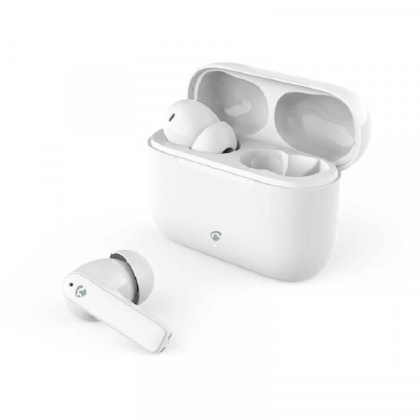 Draadloze In-ear Oordopjes - Met noise cancelling en oplaadcase - tot 24 uur speeltijd - Wit