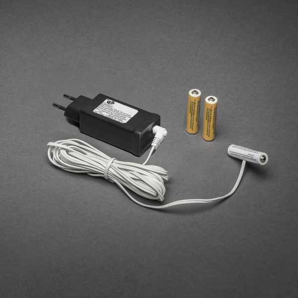230V - 3x AAA Adapter voor batterijartikelen