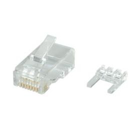 10x RJ45 stekker plug met inzetstuk