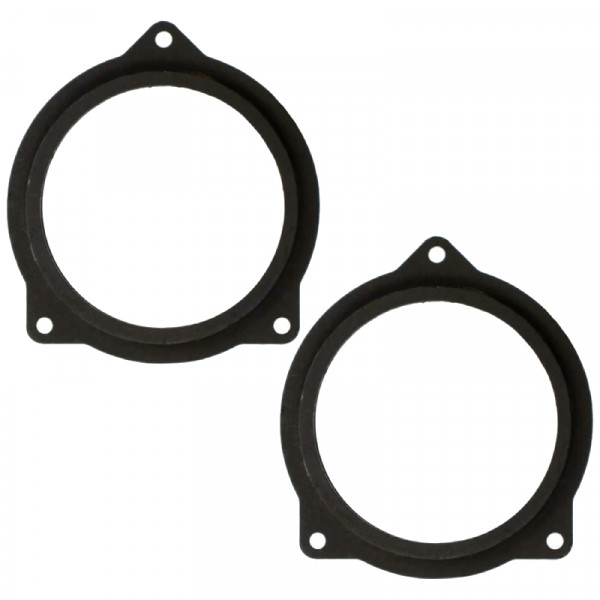 MDF 100mm Luidsprekerhouders - BMW E87, E88, E91, E92, E93, F30, F31, E90 en E85 - Voor- en achter