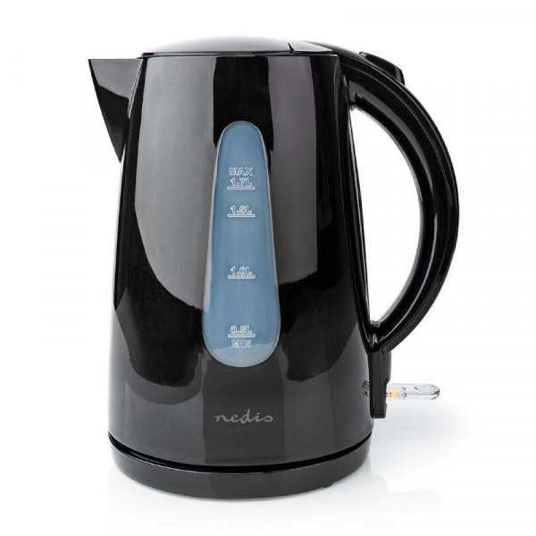 Waterkoker - 2200W - 1,7 liter - Zwart