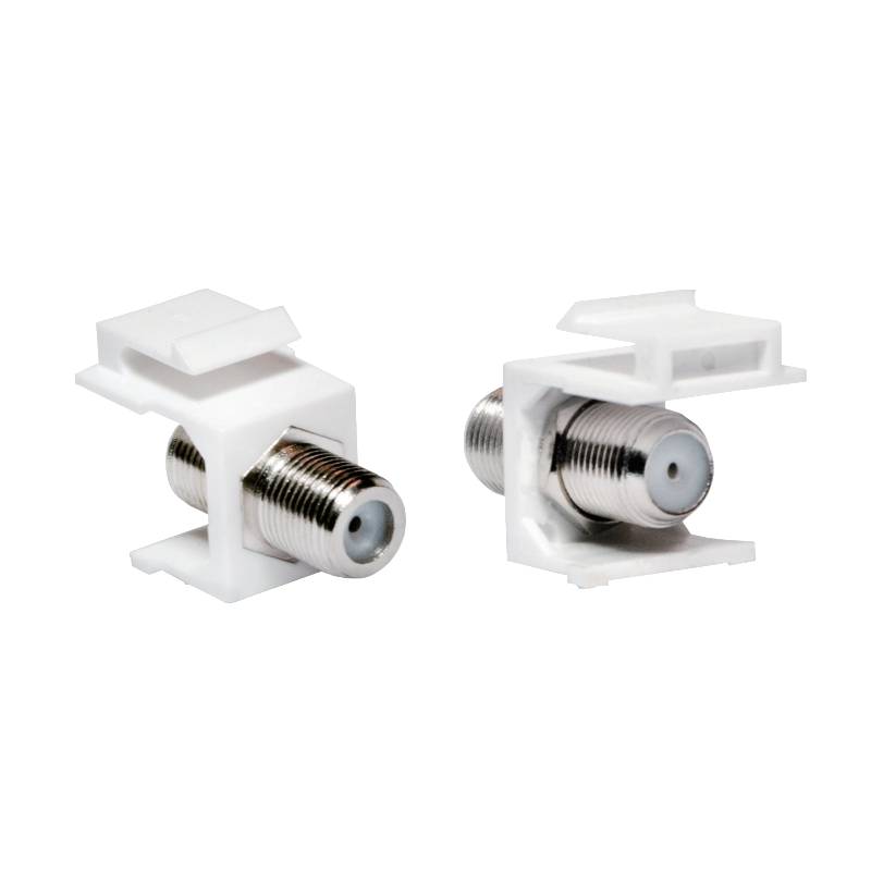 Keystone F-connector - F (v) - F (v) - Wit