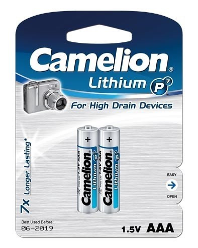 Camelion Lithium AAA - 1.5V batterij (2stuks)