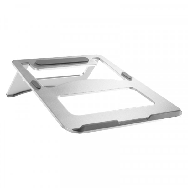 Laptopstandaard - Tot 15 inch - Aluminium - Inklapbaar - Grijs