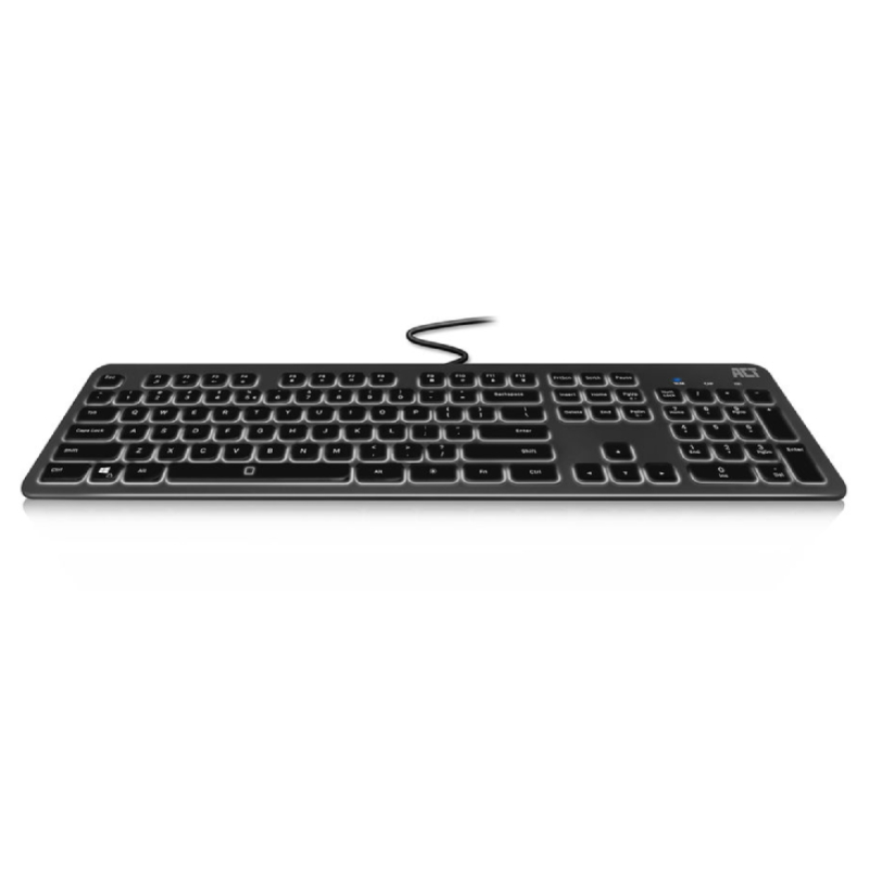 ACT AC5415 toetsenbord USB QWERTY Amerikaans Engels Zwart