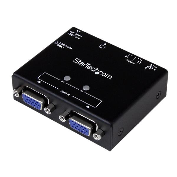 StarTech 2-poorts VGA-autoswitchbox met prioriteitsomschakeling en EDID kopiëren