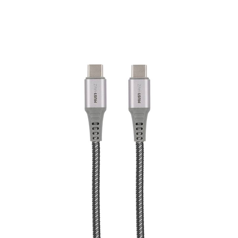 Musthavz USB-C naar USB-C Kabel 1 Meter - Zwart