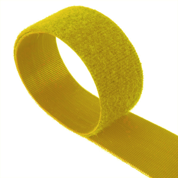 VELCRO® One Wrap® Klittenband - 20 mm breed - 25 meter - Geel