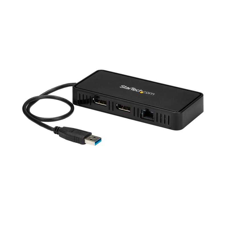 StarTech USB naar dual DisplayPort dock 4K - GbE - USB 3.0