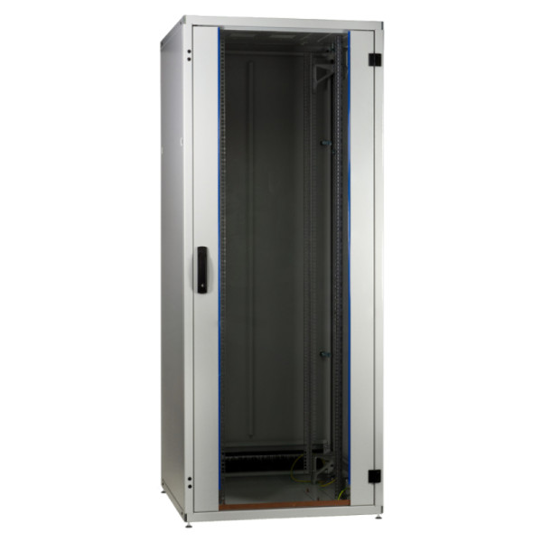 Patchkast 19" - 42U - 800 x 800 mm - PRO - Voorgemonteerd - Grijs