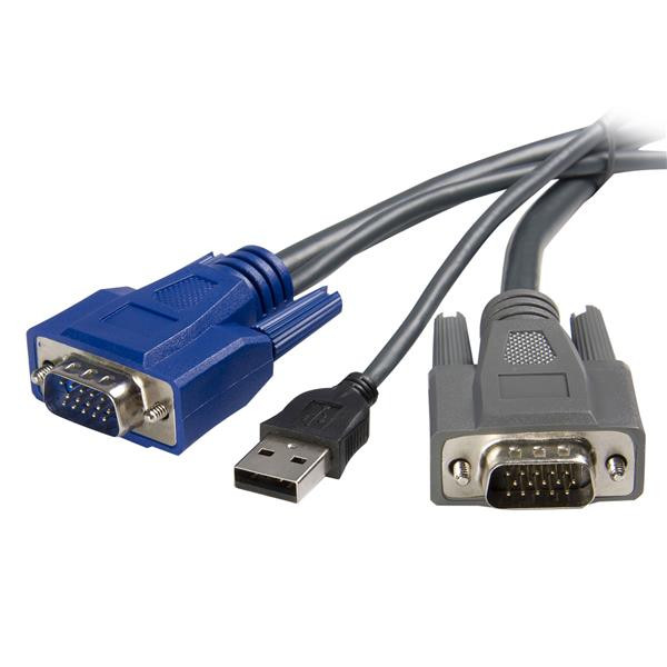 StarTech 3m ultradunne 2-in-1 USB VGA KVM-kabel