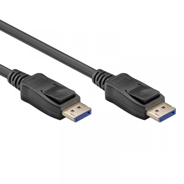 DisplayPort v2.0 Kabel - 8K 60Hz - UHBR10 - 0,5 meter - Zwart