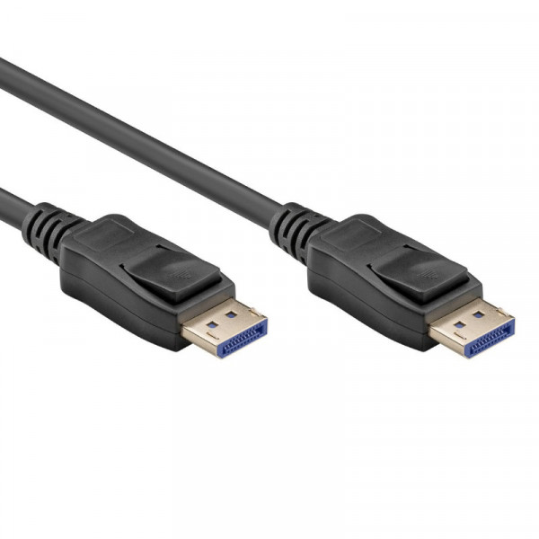 DisplayPort v2.0 Kabel - 8K 60Hz - UHBR10 - Basic - 0,5 meter - Zwart