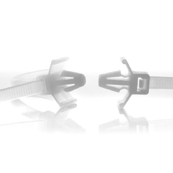 Kabelbinders - Met Spreidanker type 1 - 170 x 4,8mm - 100 stuks - Transparant