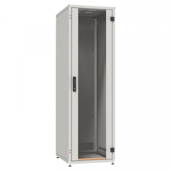Patchkast 19" - 24U - 600 x 600 mm - PRO - Voorgemonteerd - Grijs