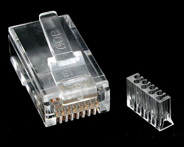 StarTech Cat 6 RJ45 modulaire stekker voor massieve draad – 50 stuks