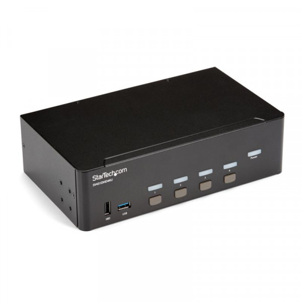 StarTech 4 poorts HDMI KVM switch - 4K 30Hz - dual display