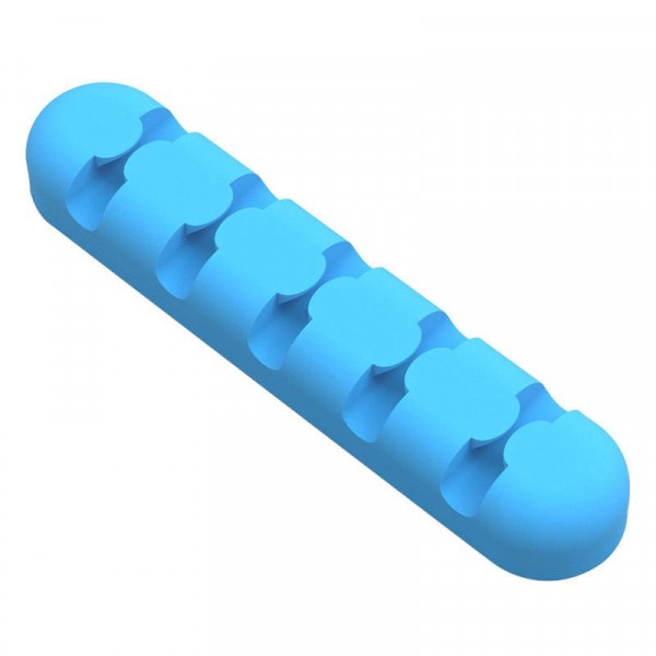 Orico Zelfklevende Kabelhouder - 5-voudig - Kabeldikte tot 5mm - Blauw