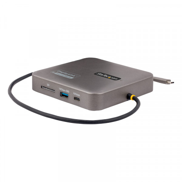 StarTech USB-C 3.2 Gen 2 Hub - RJ45, USB-A, 2x HDMI - USB-C PD - 0,3 meter - Space Grey