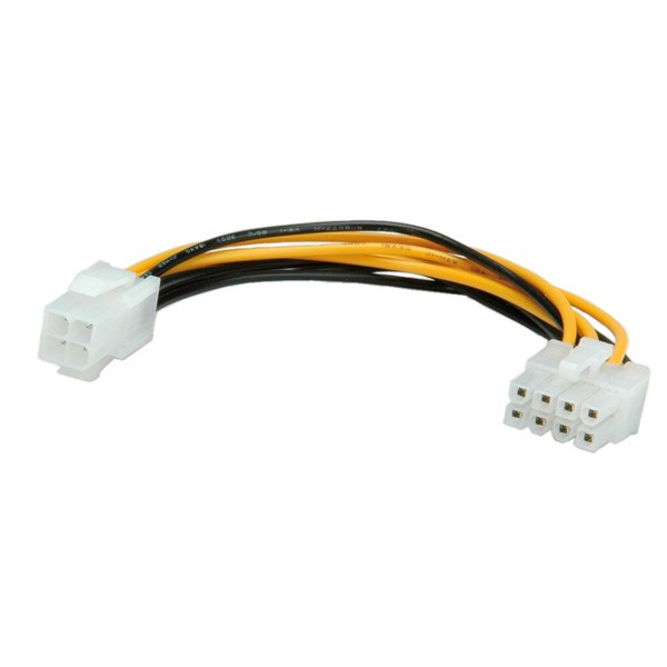 ROLINE Adapterkabel 8pins PCI-E naar 4pins connector 15cm