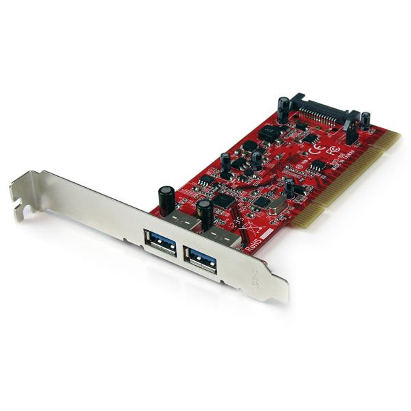 StarTech 2-poorts PCI SuperSpeed USB 3.0-adapterkaart met SATA-voeding