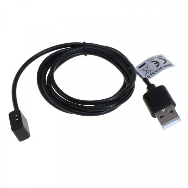 Oplaadkabel voor Xiaomi Redmi Watch 2 LTE - 1 meter - Zwart
