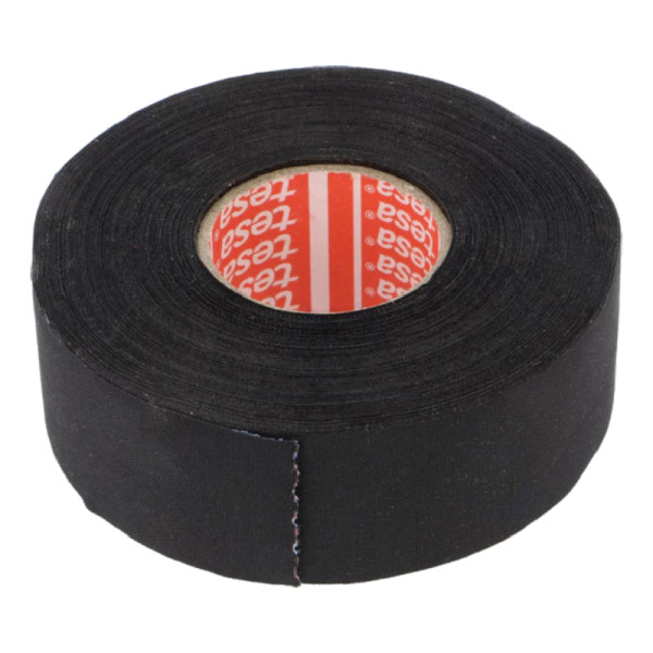 TESA Linnentape PET-wol - 32 mm breed - 260 um dik - Tot 150 graden - 25 meter - zwart