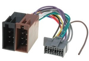 ISO kabel voor Panasonic autoradio - 21,5x10mm - 16-pins - 0,15 meter