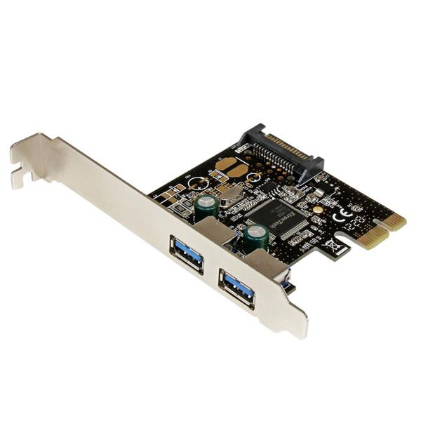 StarTech 2 poort USB 3.0 PCI Express controller kaart met SATA voeding