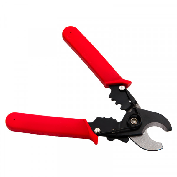 Kniptang voor Solarkabel - Met krimpfunctie voor MC4 connectoren - Zwart/Rood