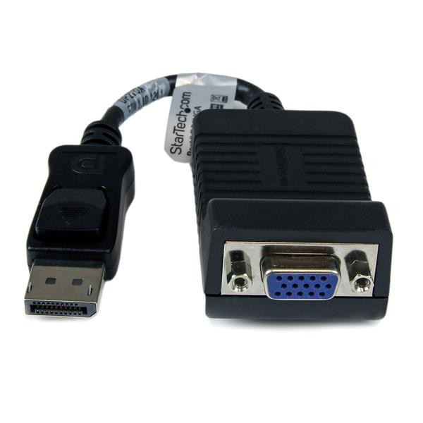 StarTech DisplayPort naar VGA Video Adapter Converter - Pro - 0,1 meter - Zwart