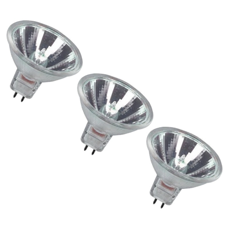 3x GU5.3 Halogeenlamp 35W
