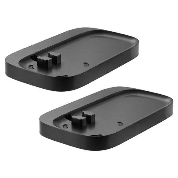 Muurbeugel set voor Sonos One, One SL en Play 1 - Met legplank gedeelte - Vast - Zwart