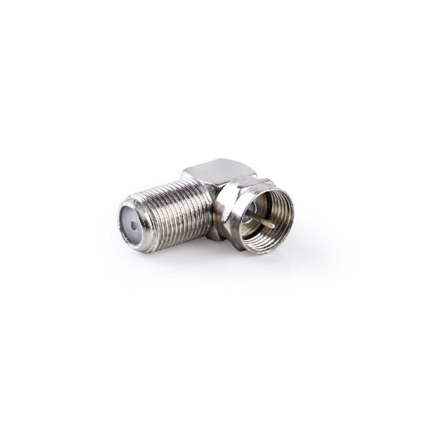 Antenne Adapter F-Male - F-Connector Female Zilver