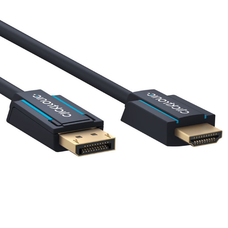 Clicktronic Displayport naar HDMI kabel - Professioneel - 7.5 meter