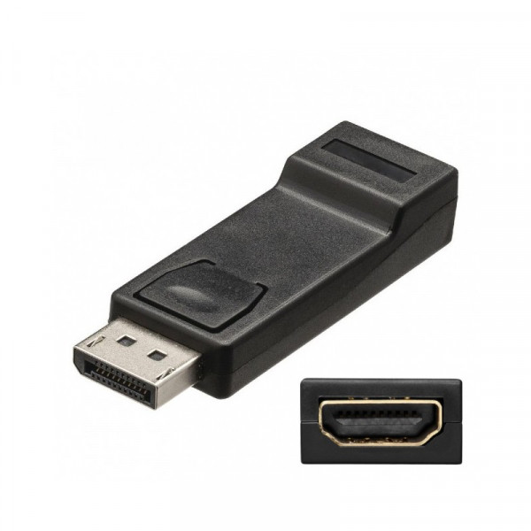 DisplayPort naar HDMI Adapter – 4K 30Hz - Zwart