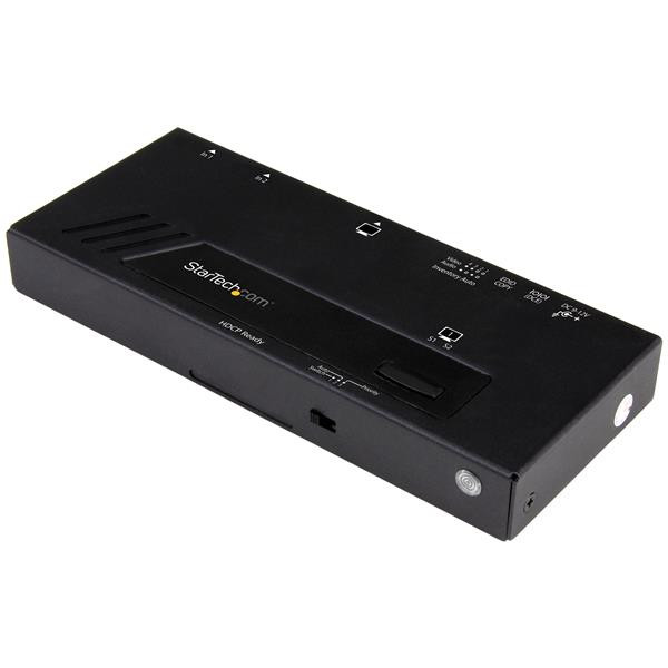 StarTech 2 poorts automatische HDMI video switch - 4K 2x1 HDMI switch met snelschakeling