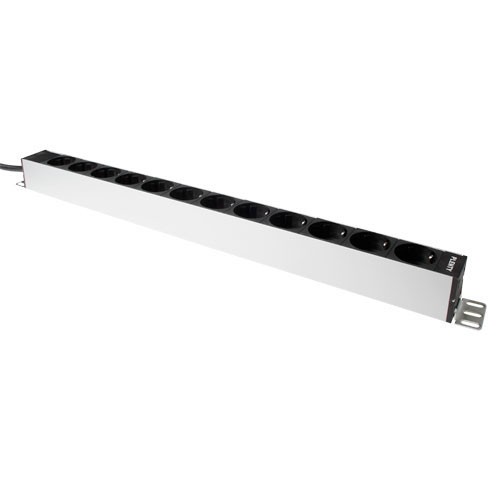 Plenty 12-voudige stekkerdoos Zwart/Zilver 3m 2ecf5e6c1e9e8ef0b4cb44c8d99a11ec