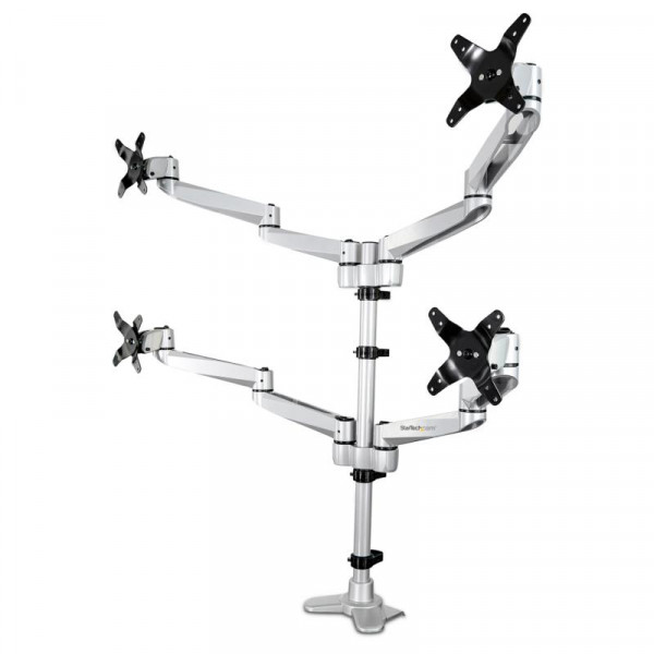 StarTech Monitor arm voor 4 schermen tot 27 inch - premium