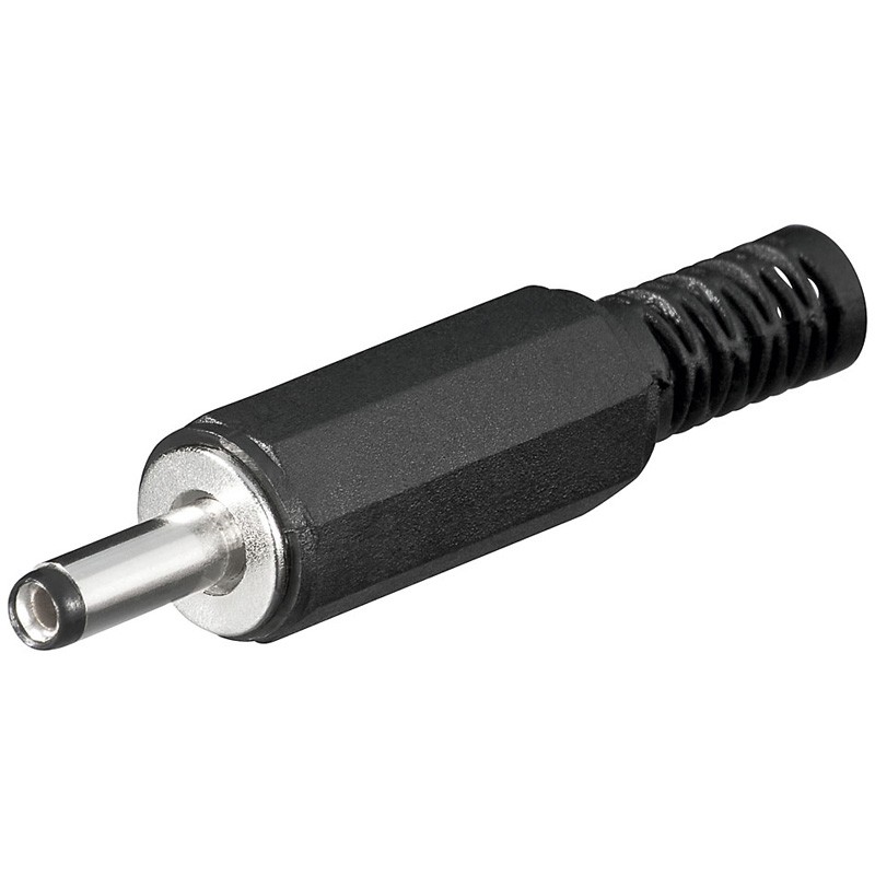 Soldeerbare Dc Plug 1 3 X 3 4 9mm Lang Met Knikbeschermer