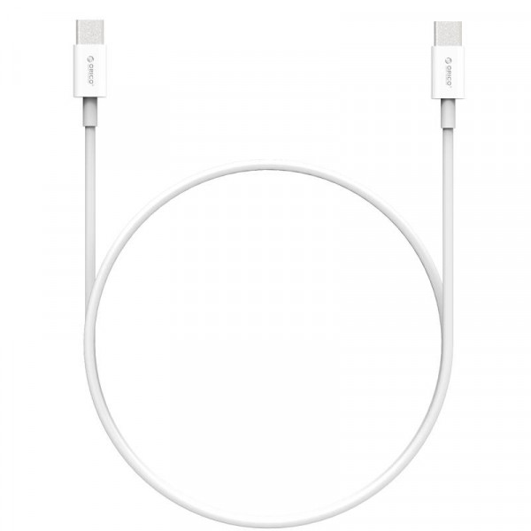 Orico USB-C Kabel - 3A Opladen - USB 2.0 - 1 meter - Wit