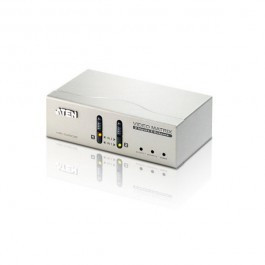 Aten VS0202 2x 2 VGA Poorts VGA Matrix schakelaar met audio