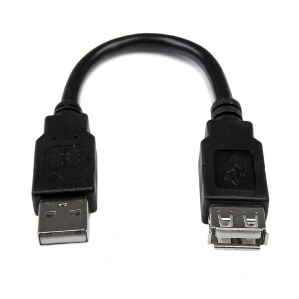StarTech 15cm USB 2.0 Verlengkabel A naar A - M/F