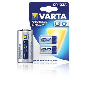 2x VARTA Lithium fotobatterij CR123A 3V