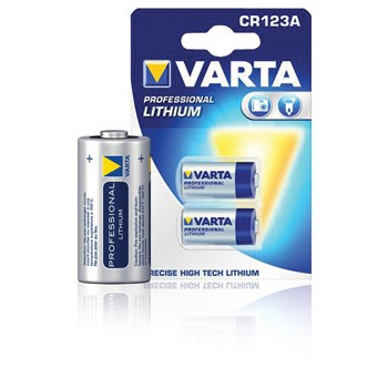 VARTA 2x CR123A Batterij - Professional Lithium - 3V - 1600 mAh