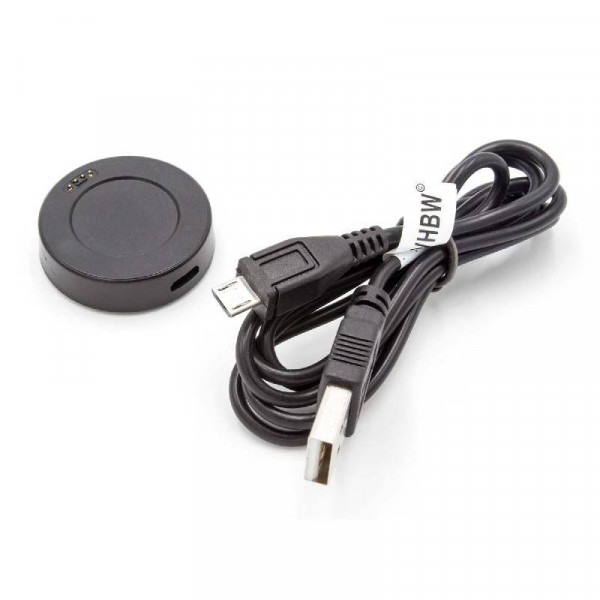 Oplader voor Huawei Watch, Active, Watch Classic - 1 meter - Zwart