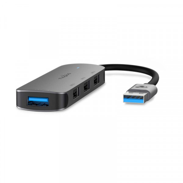 USB Multiport Adapter - USB 3.2 Gen 1 - 3x USB-A 2.0, 1x 3.0 - Zwart