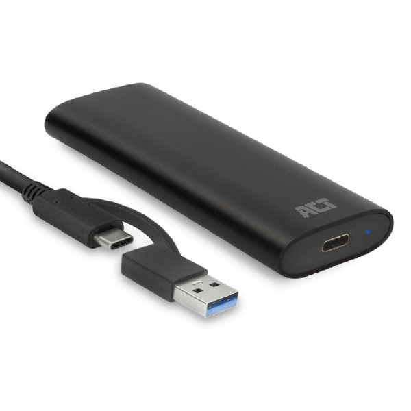M2 NVMe SSD externe behuizing met USB C aansluiting